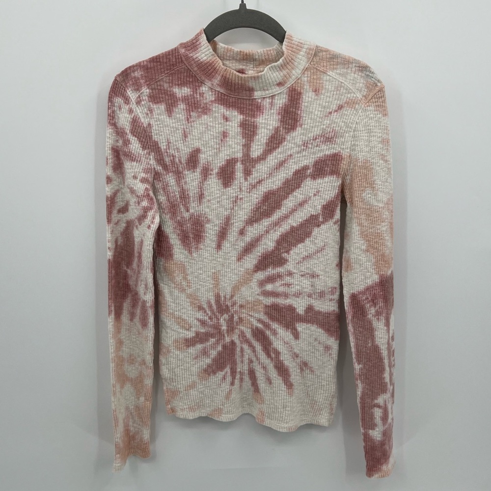 Free People tie dye swirl thermal tee